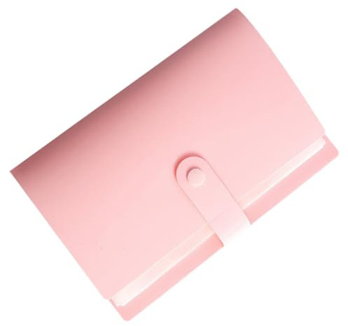 Kartensammelalbum 240 Fächer Kunststoff Rosa für Reise Schulbeginn Party