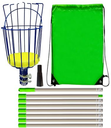 Apfelpflücker Mit Teleskopstiel cm, Obstpflücker Teleskop Greifer Aus Metall, Kirschpflücker Birnenpflücker Obstpflückstange Mit Korb -Pflücker Outdoor Pick Tool Für Apfel Orange Pfirsich