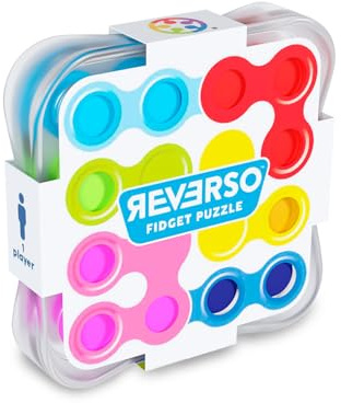 SmartGames - Reverso, 2-Sided Fidget Brain Teaser Puzzle Game for 1 Player (Ages 6+)