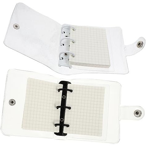 SEWACC 2sätze Notitzbücher Tragbar Klein Sets Haushaltsnotizbücher Binder-tagebuch Praktisch Schreibzubehör Flaches Papier Material