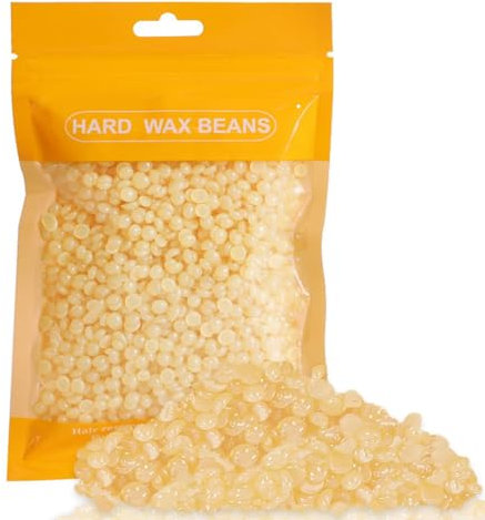 100g Ceretta Brasiliana Perle,Cera Brasiliana Professionale,Cera Depilatoria a Caldo Professionale,per Uomo e Donna Depilazione(Giallo Chiaro)