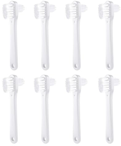Cepillo para dentaduras de doble cabeza, 8 Piezas Cepillo De Prótesis Parcial, Cepillo Duro Limpieza Para Dentaduras Postizas, cepillos de dientes de doble cabeza para el cuidado, dental herramienta