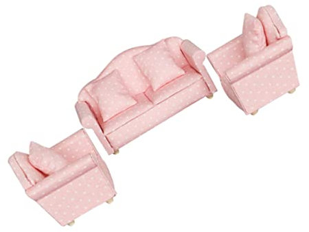 Toyvian 3pcs Mini Sofa Pillows for Boys and Girls Playroom Cute Desktop Decor for Dollhouse Furniture and Jewelry Organizer for Birthdays and Festive Occasions