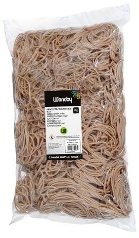 Élastiques 90 x 6 mm Wonday - Sac de 1 kg