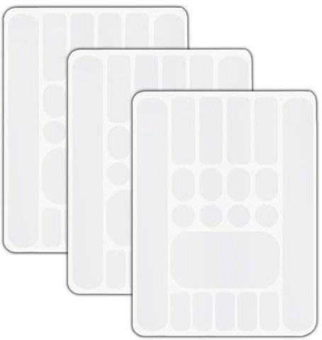 Azlanway Pellicola protettiva autoadesiva per telaio della bicicletta, 3 pezzi, trasparente, resistente ai graffi e ai danni della vernice, per MTB, bici da corsa, e-bike e City bike, resistente alle