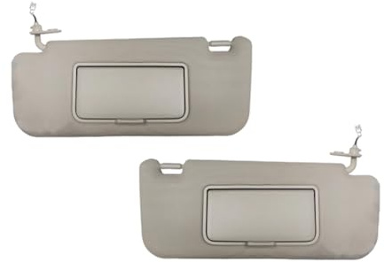 DBBPVPLFC Pare-solei Pare-Soleil Avant pour JAC Heyue J4 J5 J6 avec Miroir Maquillage Pare-Soleil Console pavillon 5702030U2090 Pare-Soleil Voiture(1 Pair)