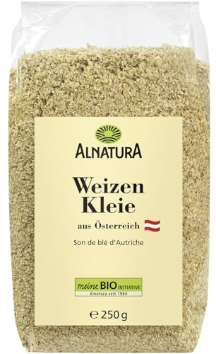 ALANATURA – Son de Blé Riche en Fibres pour une Digestion Saine, Texture Naturelle (250g) - Lot de 4 - vendu par Lot