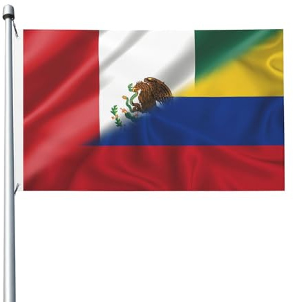 Bandiera del Messico, bandiera colombiana Deluxe resistente 3x5 piedi