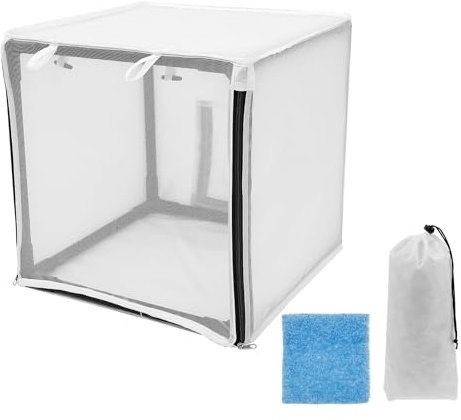 Cabina de Pulverización de aerógrafo cabina de pintura aerografo Portátil Cabina de Ventilación para Aerografía 38x38x38cm para Pistolas Pulverizadoras y Pintura Pintar Modelo