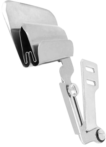 GARVALON Carpeta Metálica para Máquina de Coser Industrial Plegadora de Costura para Dobladillo Enrollado Accesorio Pequeño para Máquina Doméstica Suministro Profesional para Telas
