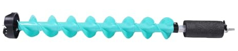 Hamwesh Punta da Trapano per Trivella per Ghiaccio, Diametro 5 Pollici, Lunghezza 41 Pollici, Nylon Resistente, Lame in Acciaio Inossidabile, con Adattatore Versatile, per Gli Appassionati di Pesca