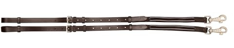 Imperial Riding Ausbinder IRH Core, Leder-Ausbinder mit doppeltem Elastik, Braun, Full