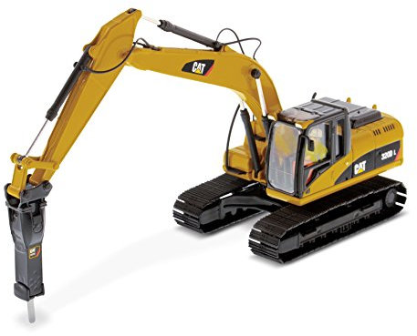 Diecast Masters Platz 1:50 Raupe 320D L Hydraulikbagger mit Hammer - Core Classics Serie 85280C