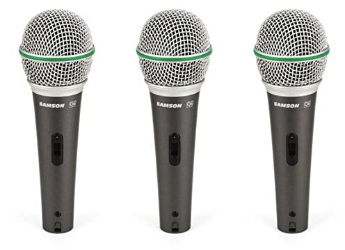 SAMSON Q6 Dynamic Microphone (3-Pack)