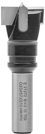 ENT 21272 Zylinderkopfbohrer mit Spannfläche HW, Schaft (S) 10 mm, Durchmesser (D) 20 mm, L 57 mm, Rechts