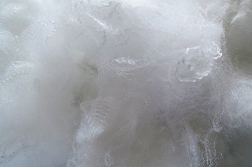 pemmiproducts Superflausch Füllfasern, Bastelwatte, 100% Polyester, Weiss, silikonisiert, 10 kg, Füllwatte,Füllmaterial