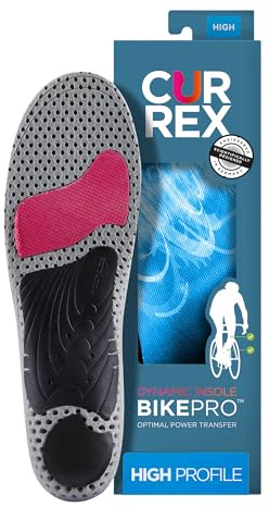 Innersulor CURREX BikePro för cykel- och mountainbikeskor, Hög profil, EU 47-49