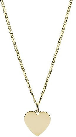 Fossil Damen Halskette Heart Gold-Tone Stainless Steel JF03080710