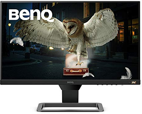 BenQ EW2480 60,45cm (23.8 Zoll) Full HD Entertainment Monitor 1920 x 1080,IPS-Panel,HDRi,HDMI,Lautsprecher, Schwarz,Grau