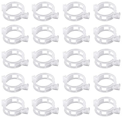 Hazrcvr Tomaten Clips 200 Stück Kunststoff Pflanzen Clips Tomatenclips Orchideenklammern Gross Pflanzenklammern Pflanzenclips Rebe Clips Pflanze Clips Stabile Klammern für Pflanzen Unterstützung
