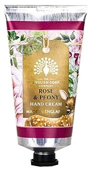The English Soap Company Anniversary Hand Cream, Rose Hand Cream, Rose and Peony Scent 75ml