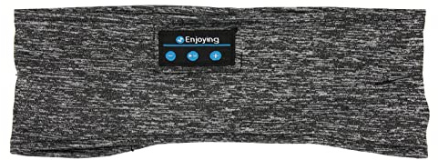Sxhlseller Bluetooth Schlaf Kopfhörer Headband, Ultraflache Lautsprecher, 8h Akkulaufzeit, Atmungsaktives Stirnband für Sport, Yoga, Laufen, Reisen & Seitenschlaf, Maschinenwaschbar, Geschenkidee