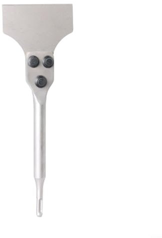 1 x für SDS Plus gebogener Bodenschaber, robuster Fliesenentfernungs-Bit, Flachmeißel, elektrischer Hammer, Skalierungsmeißel, Schaufel, Beton zum Entfernen von Fliesen, Blechen, Mörtel