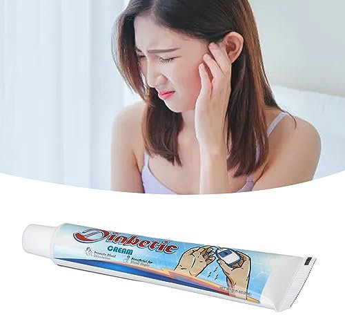 Crema Per la Cura della Pelle Diabetica, Riduce il Prurito, Si Assorbe Facilmente, Ripristina la Barriera, Per, Piedi, Gambe, Braccia, Con Crema Asporto 2x20g