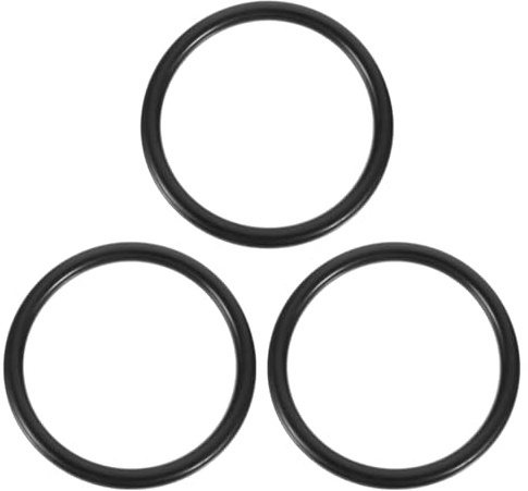 GREENADSCAPE Singing Bowl Cushion Pads 3 Pack Sound Bowl Rubber Rings Meditation Mat 3.74X3.74X0.28In Buddhist Decor