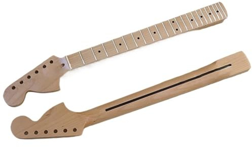 Gitarrenhals Ersatz Set Der Big Head Left Hand 6 Saiter 22 Bund Matthals Ist Für Die DIY Modifikation Von ST Gitarren Geeignet(Maple)