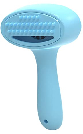 EXAOMBLE Electric Pet Hair Remover Brush, Portable Pet Hair Cleaner Roller, Sky-blue, Household Use for Dogs and Cats Grooming