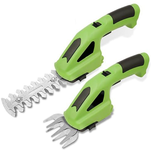 Podadora pequeña, Cortasetos eléctrico, Cortasetos de Litio, Cable de Doble propósito, podadora de Mano Recargable, Verde