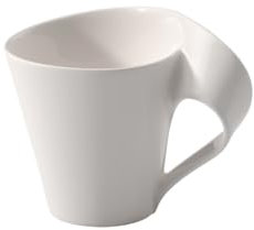 Villeroy & Boch NewWave Taza de café Porcelana , Blanco, 29x18.5x6.5 cm