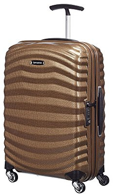 Samsonite Lite-Shock - Spinner S, Handgepäck, 55 cm, 36 L, Braun (Sand)