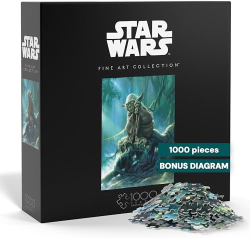 Buffalo Games 12551 Star Wars Fine Art Collection Yoda Puzzle (1000 Pieces), Multi, Standard
