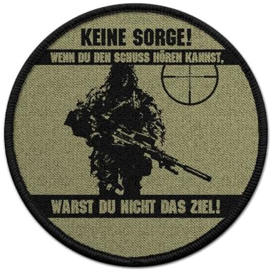 Deutscher Scharfschütz Patch Sniper Schuss Bundeswehr BW Deutschland #26899