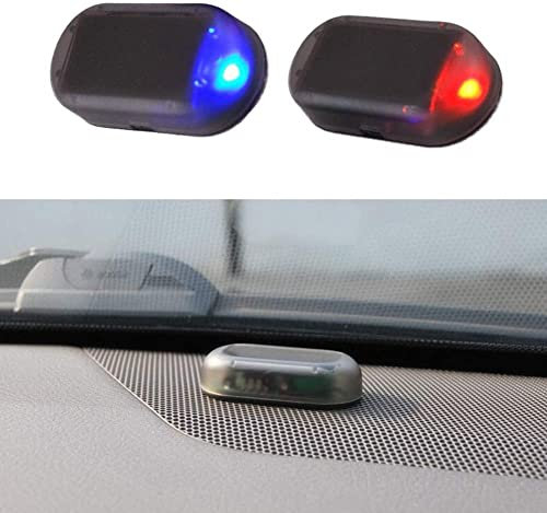 Coche de Sistema de Alarma, luz Solar LED de Alarma de Coche simulada La luz simula el Imitador de Advertencia de imitación para el Sistema de Seguridad del Coche