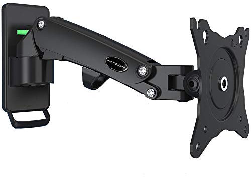 Invision PC Monitor Wall Mount and TV Wall Bracket for Small 17-27 inch Screens. VESA 75x75mm & 100x100mm. Ergonomic Tilt Swivel and Rotate. Weight Capacity 2-7kg [FX100]