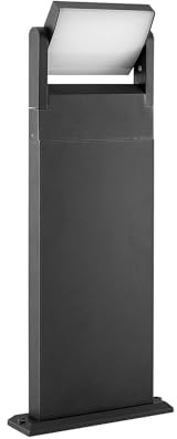 Lindby LED Außenleuchte Cathalena (spritzwassergeschützt (Modern) in Alu aus Aluminium (1 flammig,) - Wegeleuchte Pollerleuchte Wegelampe Sockelleuchte