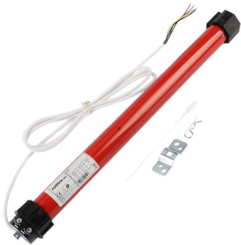 Rollladenmotore klassisch kabelgebunden Zugkraft 10NM (20kg) - 40NM (100kg) Rohrmotor Rolladenmotor (MAXI-Motor für 50mm 8-Kant Welle [ bis 40kg ])