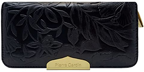 PIERRE CARDIN Damengeldbörse, Mädchen, schön, groß, geräumig, Kunstleder, Geschenk, Geldbörse mit Münzfach, Geldscheinhalter, Leder, Damengeldbörse, Mädchen, Kunstleder