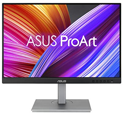 ASUS ProArt Display 24.1” 16:10 Professional Monitor (PA248CNV) - IPS, WUXGA (1920 x 1200), 100% sRGB/Rec.709, Color Accuracy ΔE<2, Calman Verified, RJ45, USB-C, HDMI, Daisy Chain, DisplayPort, 75Hz