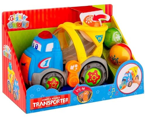 Bloomingtons Direct Cement Mixer Construction Little Machines Vehicle Toy for Kids Truck with Lights and Sounds for 3+ Years Old Battery Operated