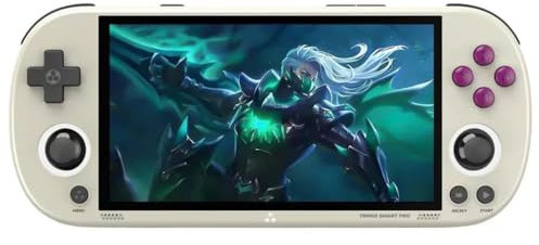 NULA TRIMUI SMART PRO Console di gioco retrò, scheda SD da 128 G, 12700+ giochi integrata, sistema Linux, schermo IPS da 5,9 pollici, console di gioco portatile portatile (grigio vintage)