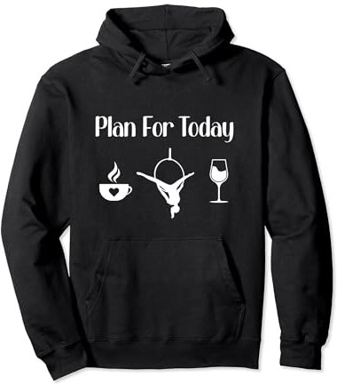 Aerial Yoga, Aerial Hoop, Coffee Hoop, Weintraining, Fitness Pullover Hoodie