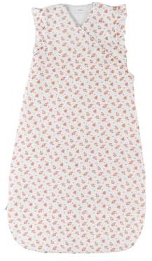 NOUKIE'S Sovsäck mellansäsong 0–3 månader (50 cm), TOG sovsäck 1–2, ekologisk bomull, chiffong, leopardmönster