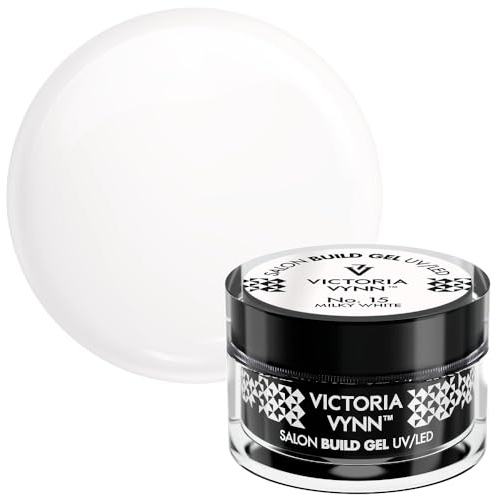 Victoria Vynn Build Gel UV/LED GEL BUILDER Nägel Aufbau Verlängerung (No. 15 Milchig Weiß, 50ml)