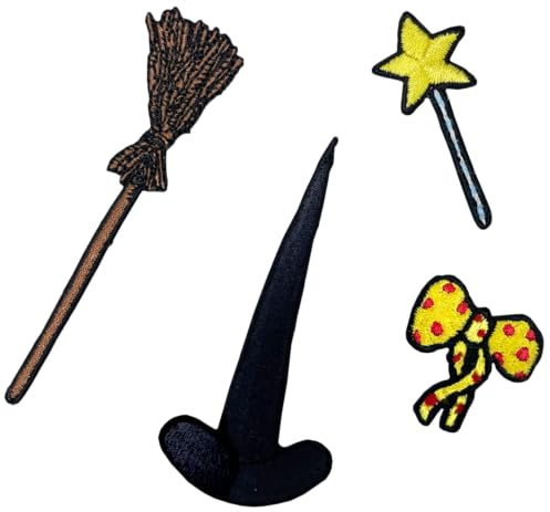 Pawprint Family | Room on The Broom Accessories Character Sew on Patch Set | Julia Donaldson and Axel Scheffler's Room on The Broom Official Merchandise