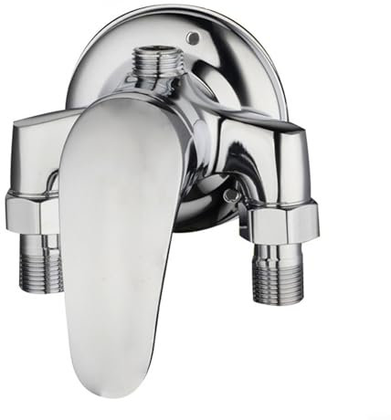 Shower Mixer Taps, Manual Exposed Wall Mounted Shower Mixer Valve, Control Switch Bath Tap for Cold and Hot Water Compatible with Most Hoses