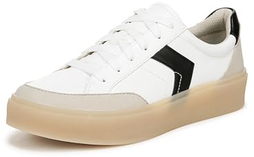 Dr. Scholl's Women's Madison Lace Sneaker, White/Oyster Smooth, 8